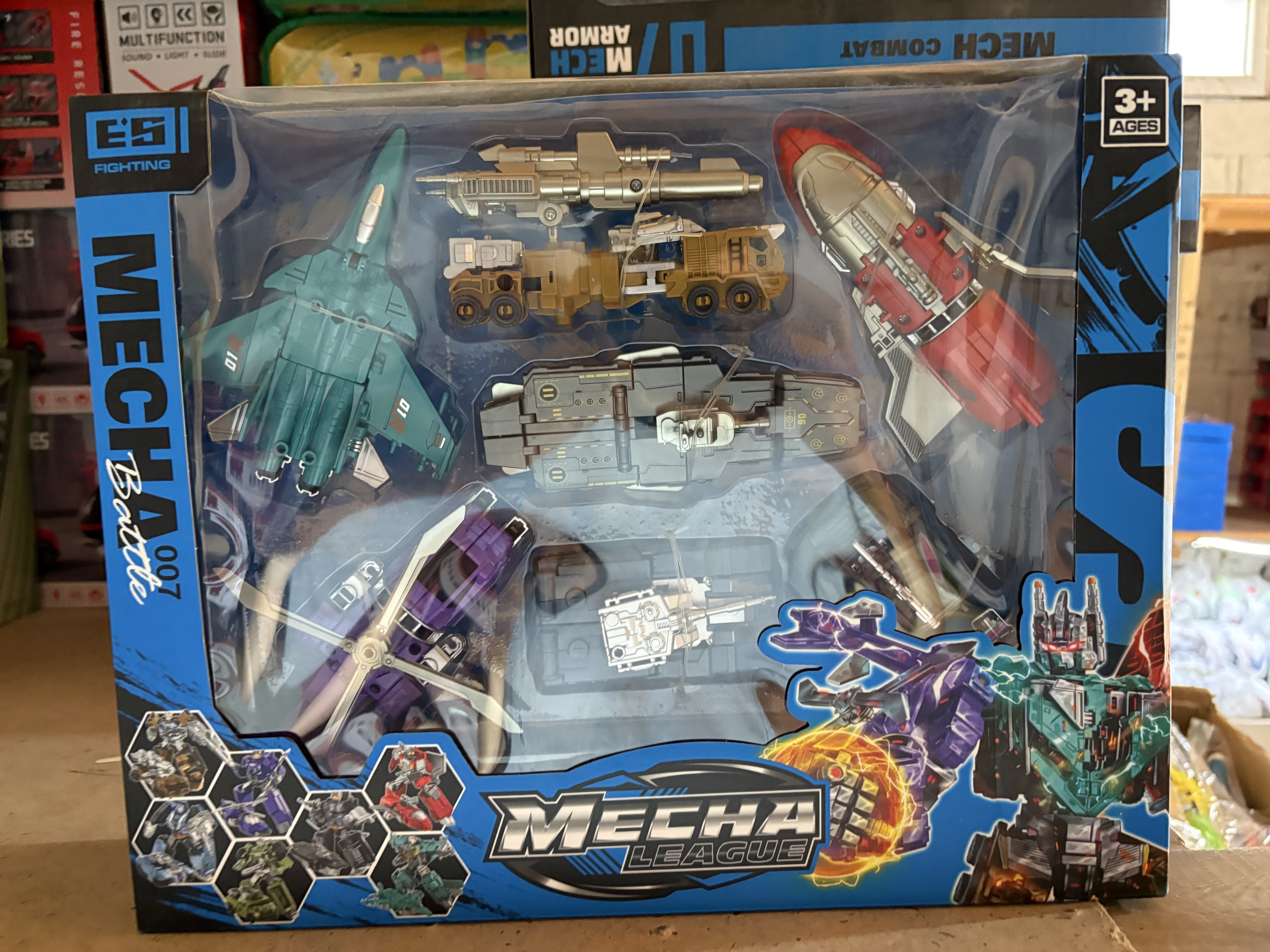 825 Трансформер 7шт MECHA league